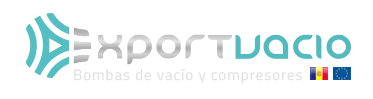 Exportvacio · Bombas de vacío y compresores
