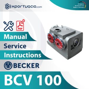 Mantenimiento para bomba de garras Becker BCV 100
