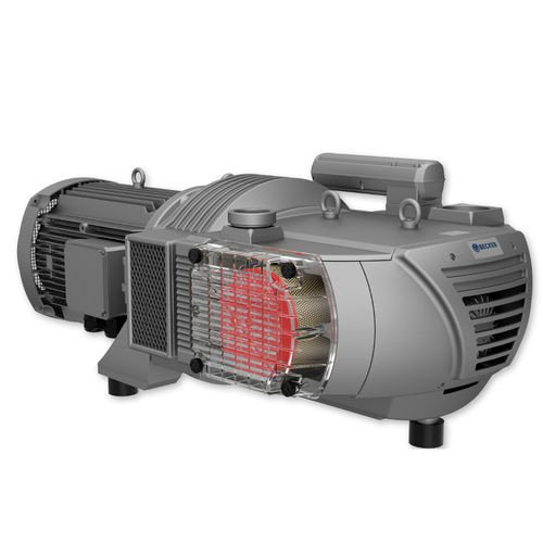 Compresor de paletas BECKER DTLF 2.500, vista completa del equipo