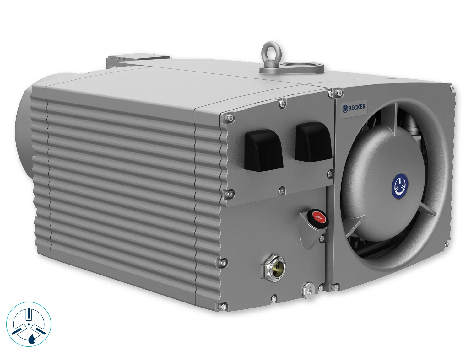BECKER U 5.201/0-62 XL · Fotografía de referencia del modelo base BECKER U5. La ejecución XL puede diferir por su depósito de aceite ampliado.