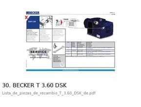 Miniatura BECKER T 3.60 DSK