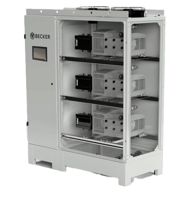 Configuración VACS KVX BECKER con bombas de paletas secas
