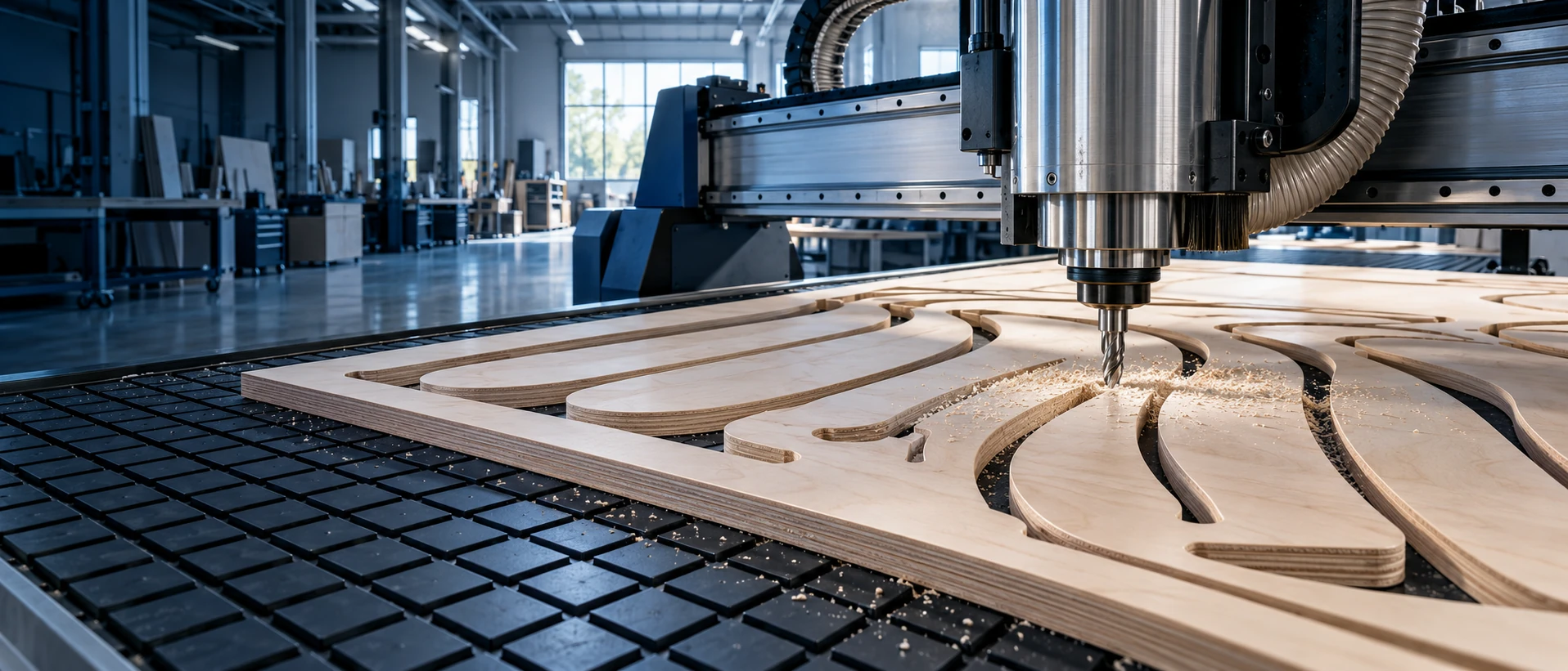 Mecanizado sobre mesa CNC con sujeción de la pieza por vacío