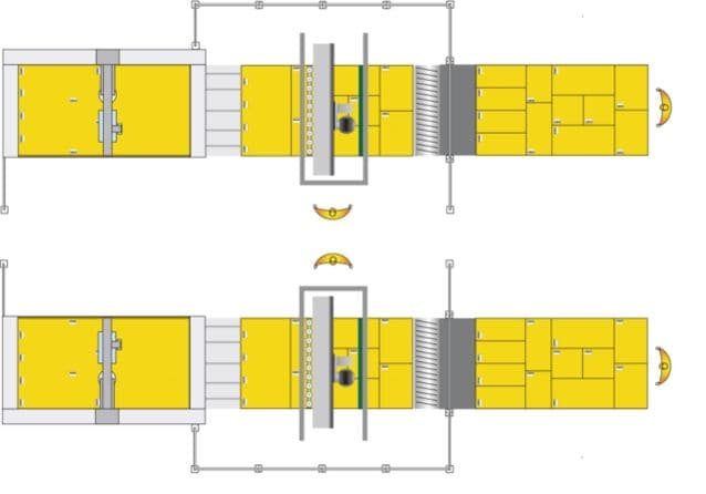 Célula SCM Morbidelli para nesting con carga y descarga de paneles